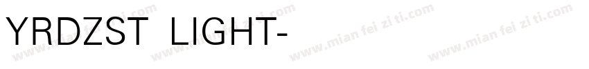 YRDZST LIGHT字体转换